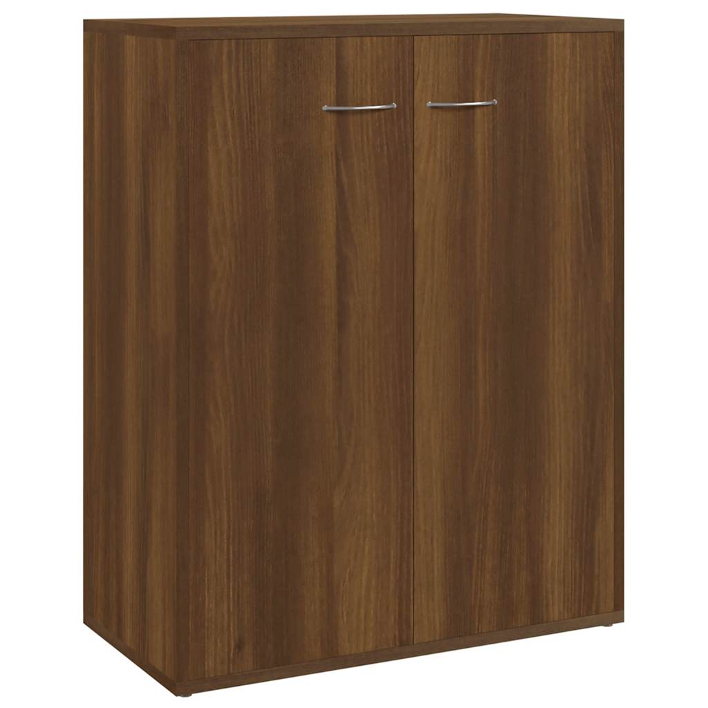 Skjenk brun eik 60x30x75 cm konstruert tre