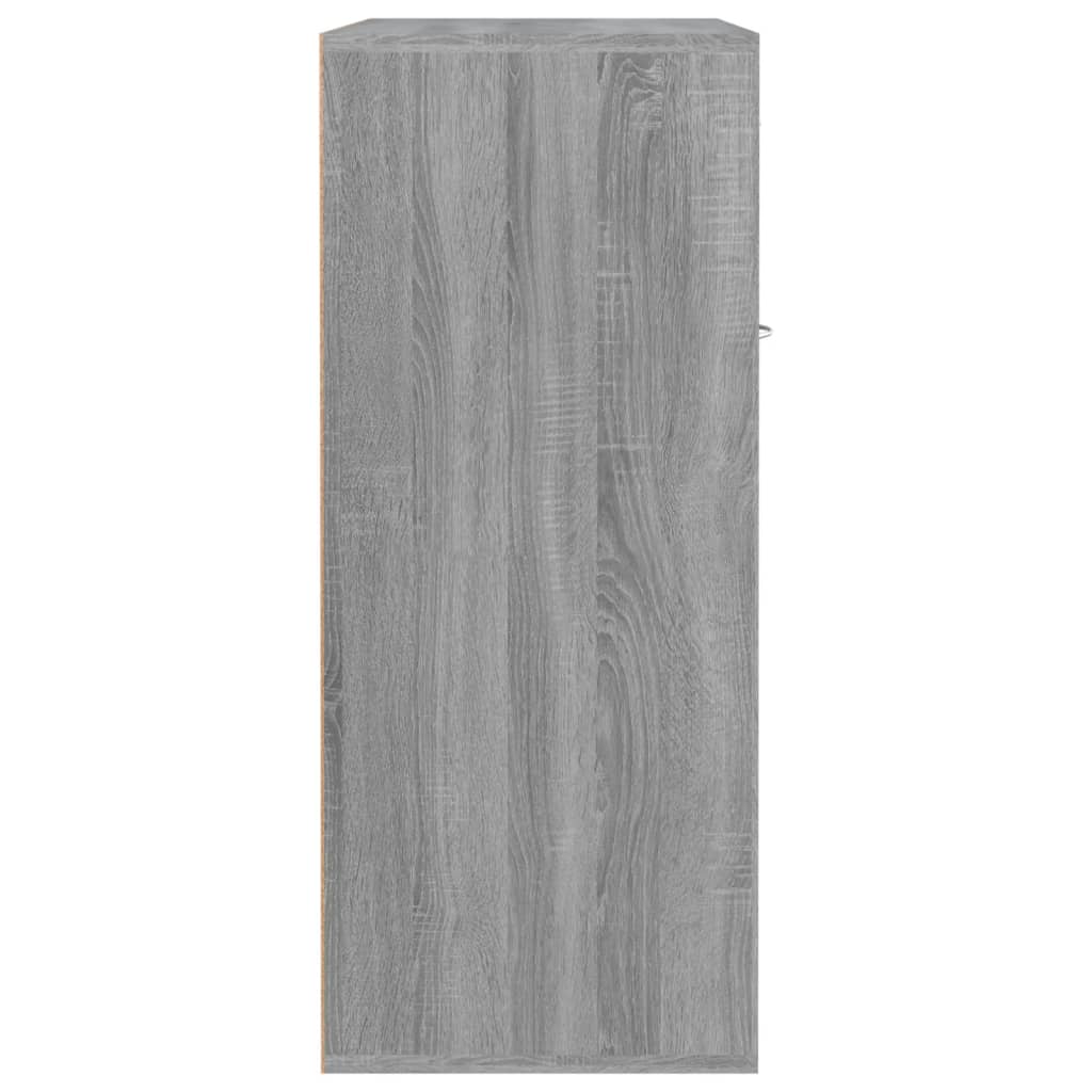 Skoskap grå sonoma 60x35x84 cm konstruert tre