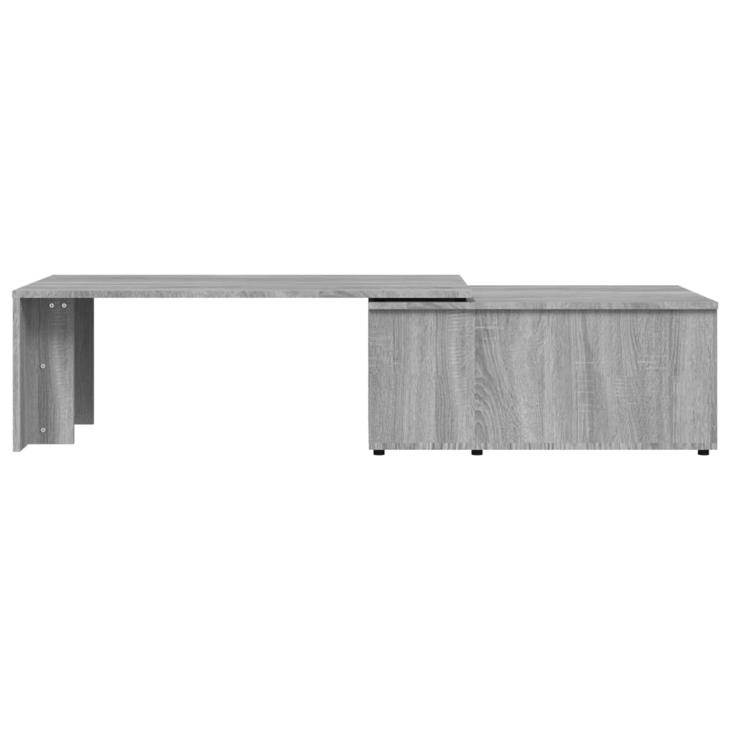 Salongbord grå sonoma 150x50x35 cm konstruert tre
