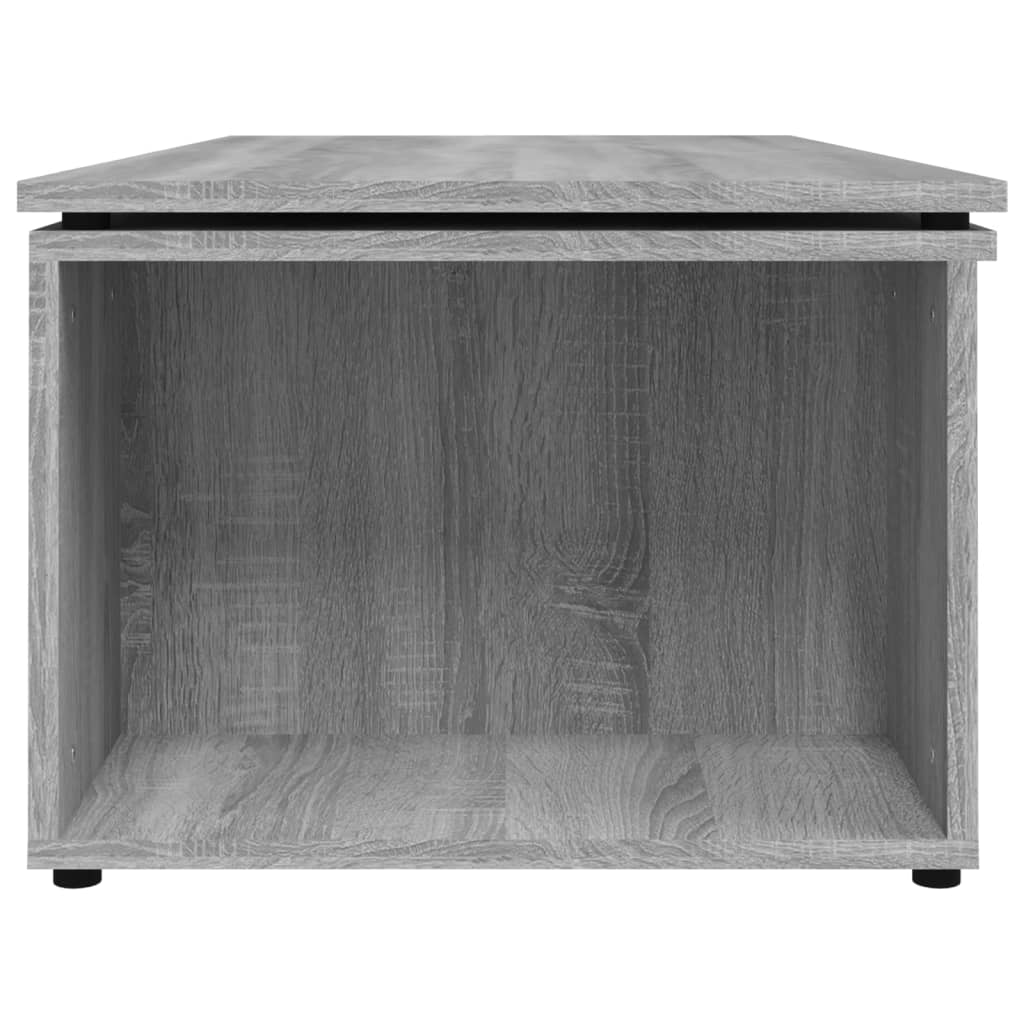 Salongbord grå sonoma 150x50x35 cm konstruert tre