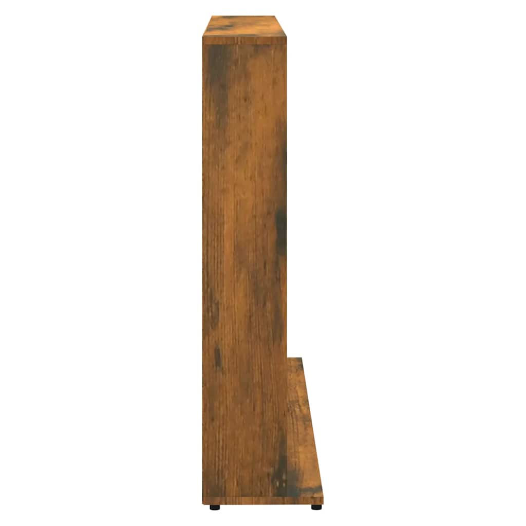CD-skap røkt eik 100x23x89,5 cm konstruert tre
