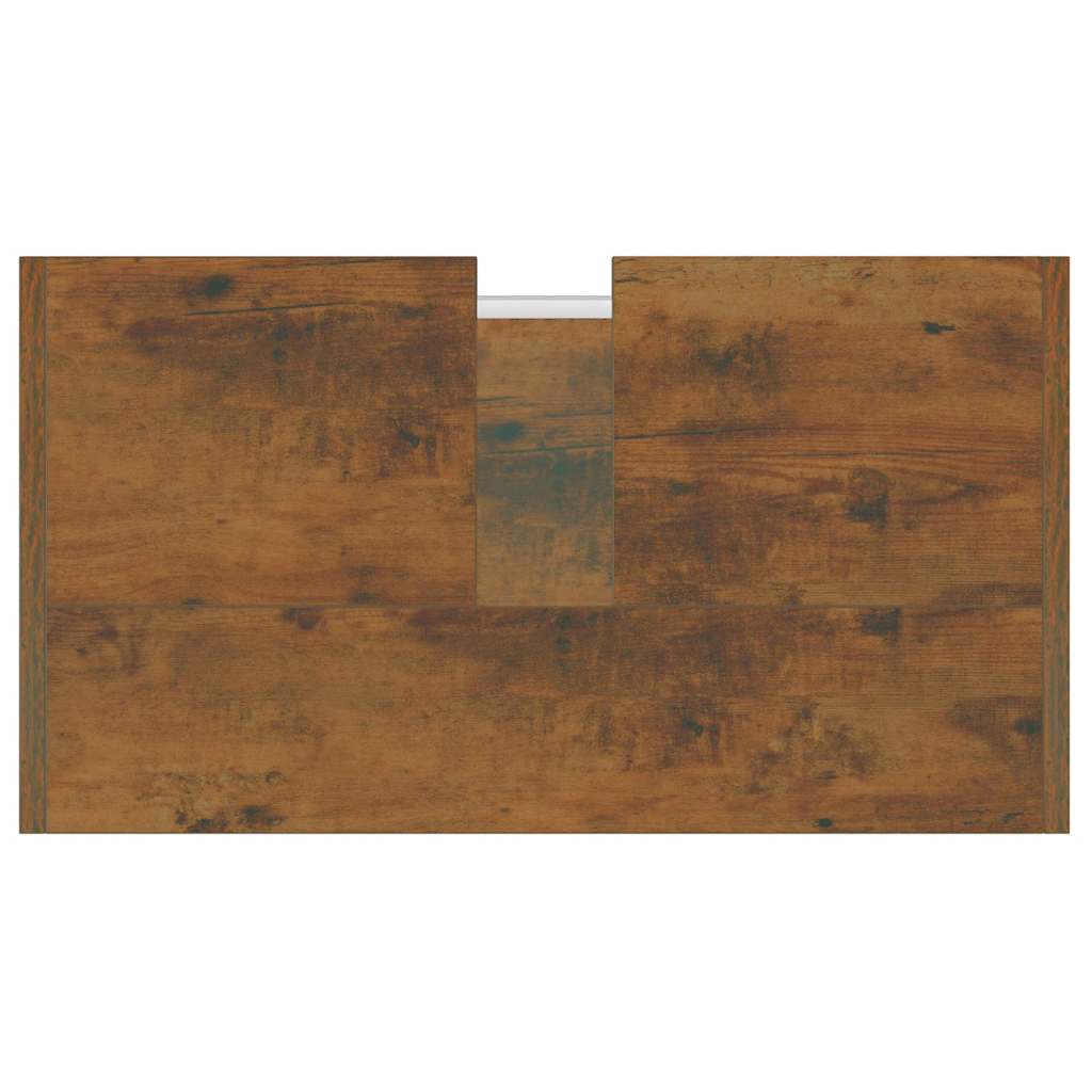 Baderomsskap røkt eik 60x33x60 cm konstruert tre