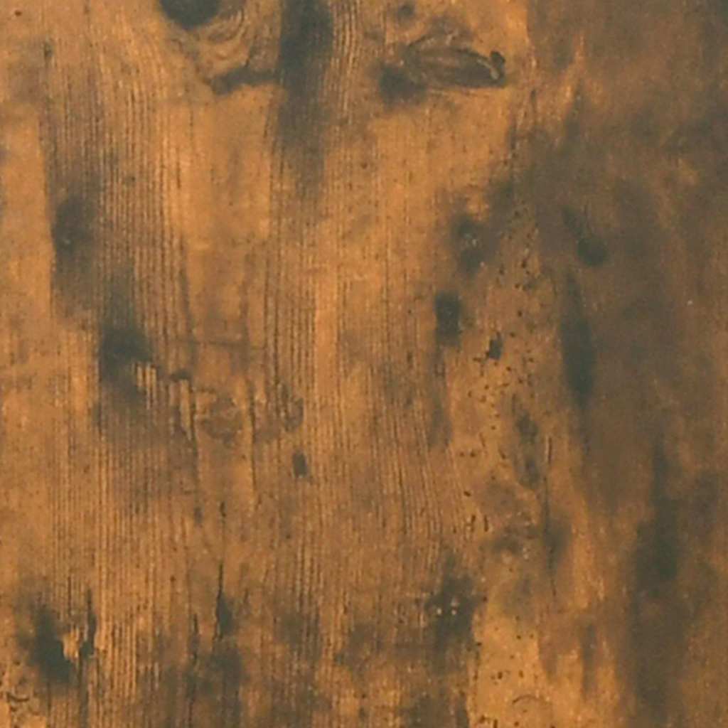 Bokhylle røkt eik 86x25,5x140 cm konstruert tre