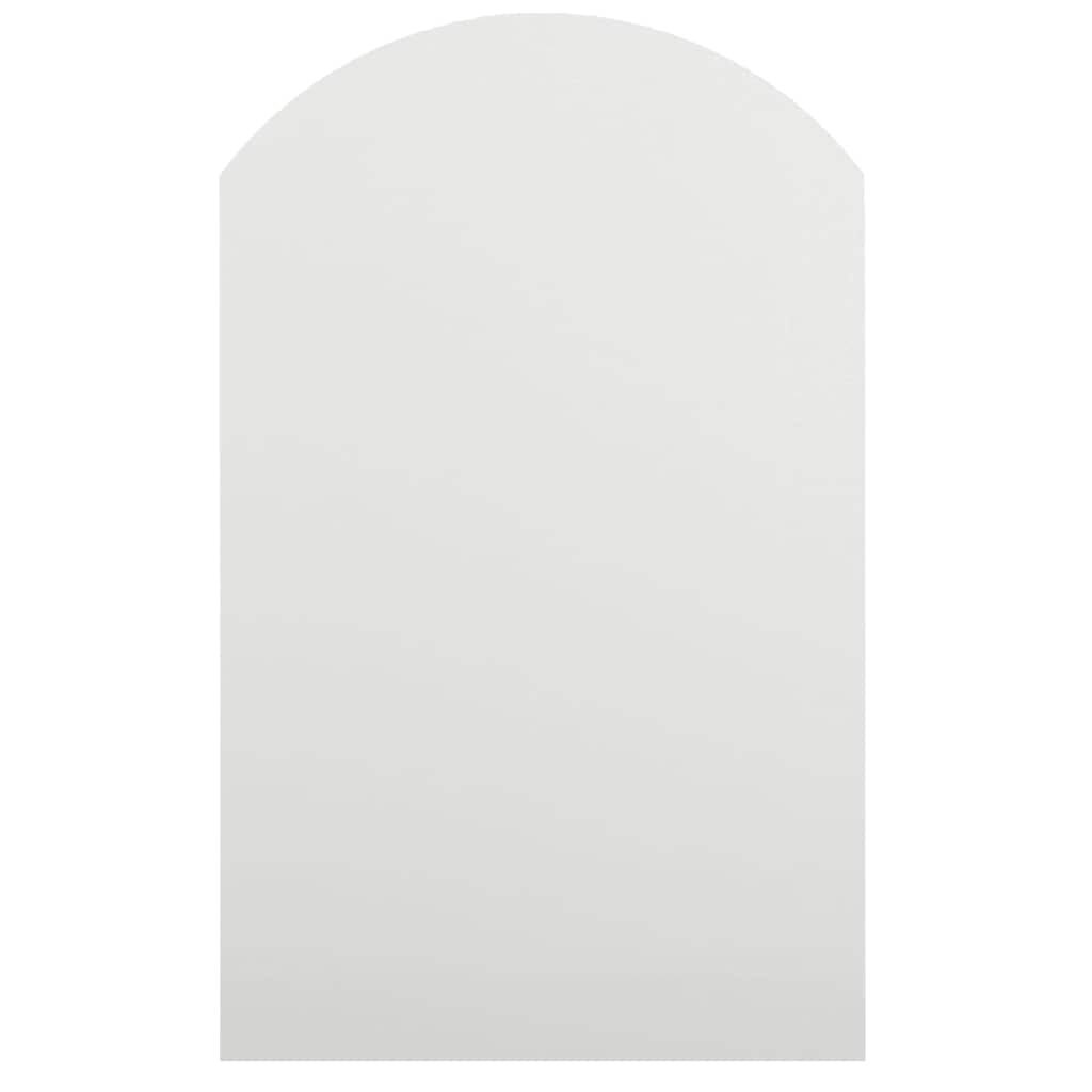 Speil med LED-lys 60x40 cm glass oval vidaXL