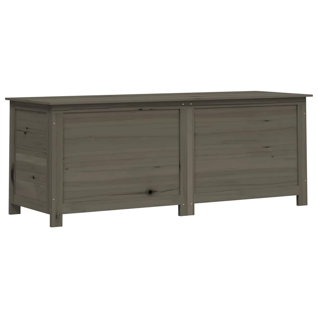 Utendørs putekasse antrasitt 150x50x56 cm heltre gran