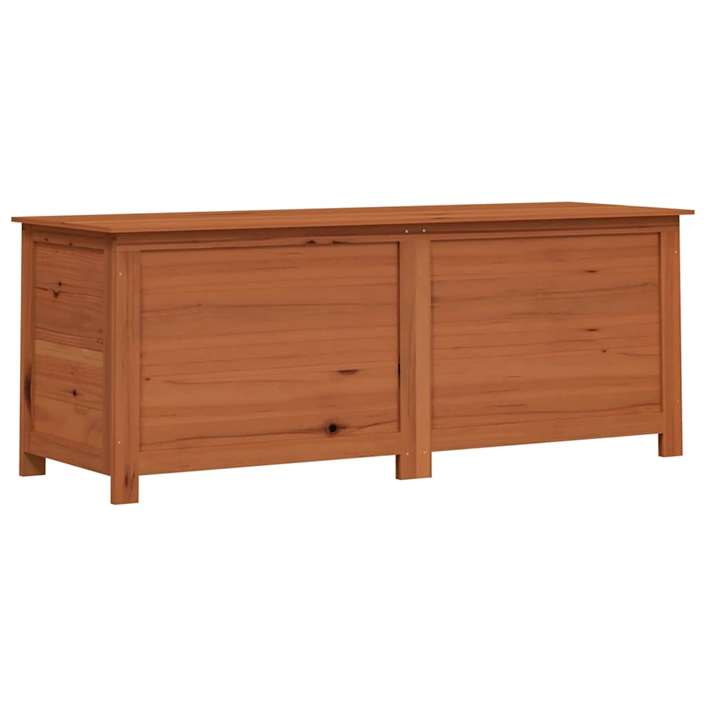 Utendørs putekasse brun 150x50x56 cm heltre gran