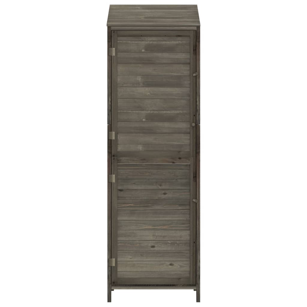 Hageskur antrasitt 55x52x174,5 cm heltre gran