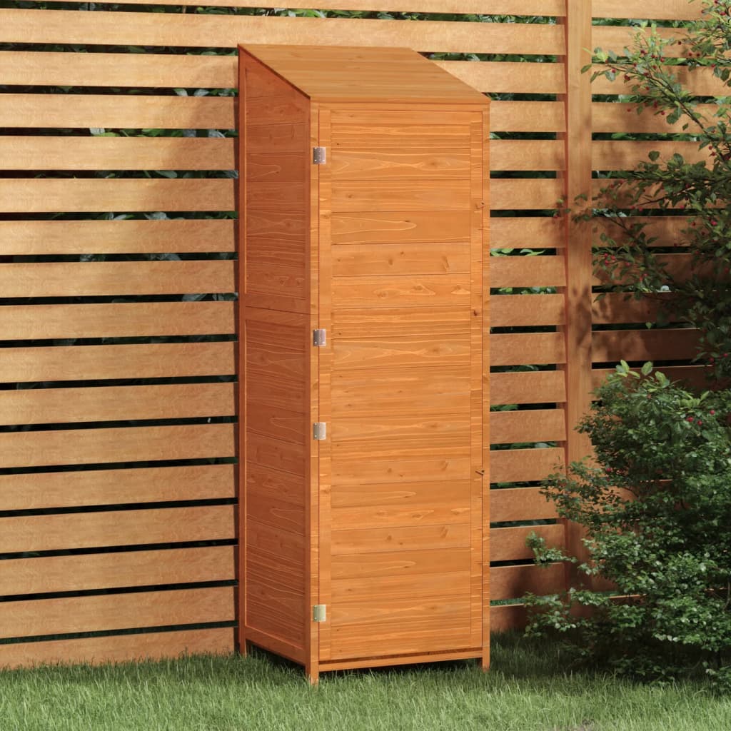 Hageskur brun 55x52x174,5 cm heltre gran