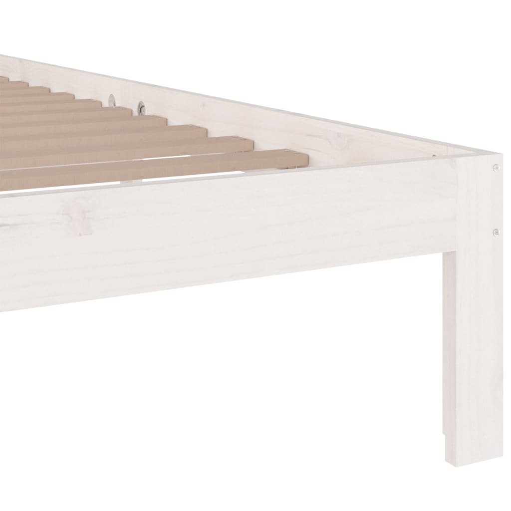 Sengeramme hvit heltre 120x190 cm Small Double