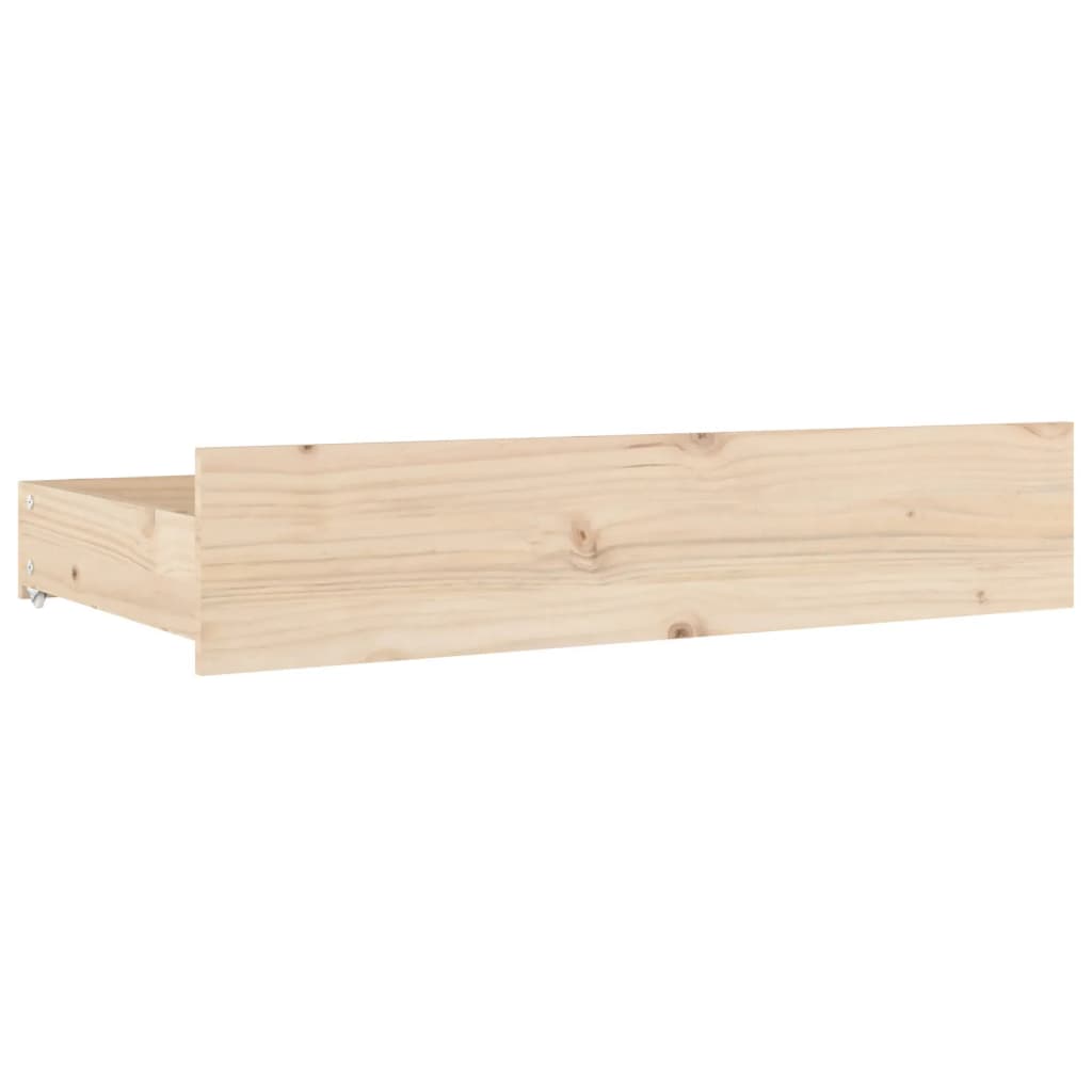 Sengeskuffer 4 stk heltre furu