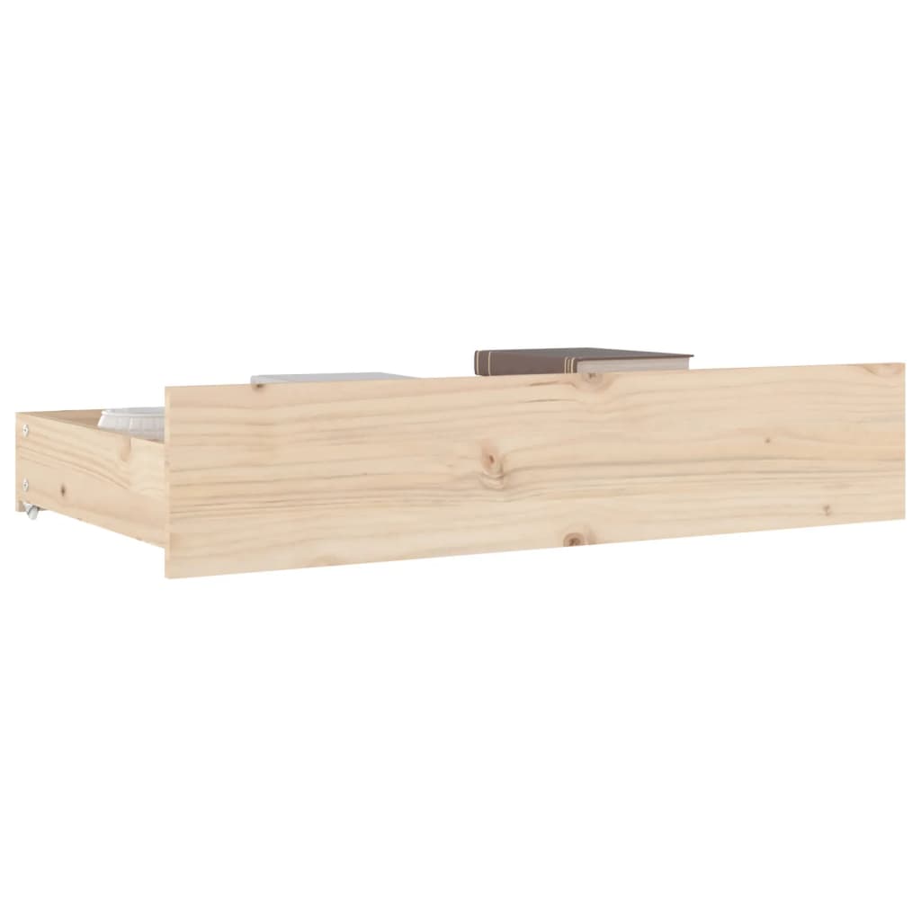Sengeskuffer 4 stk heltre furu