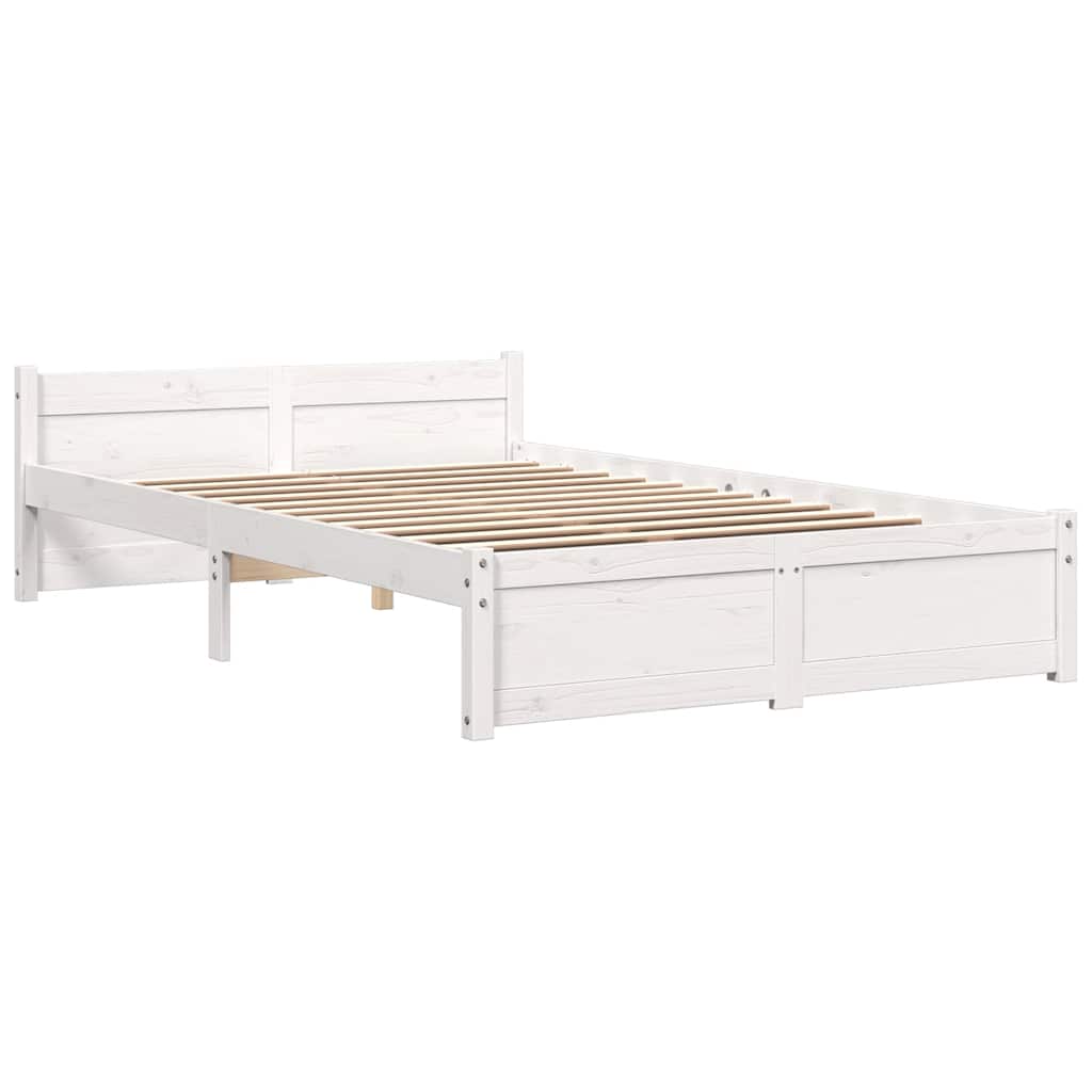 Sengeramme hvit heltre 120x200 cm