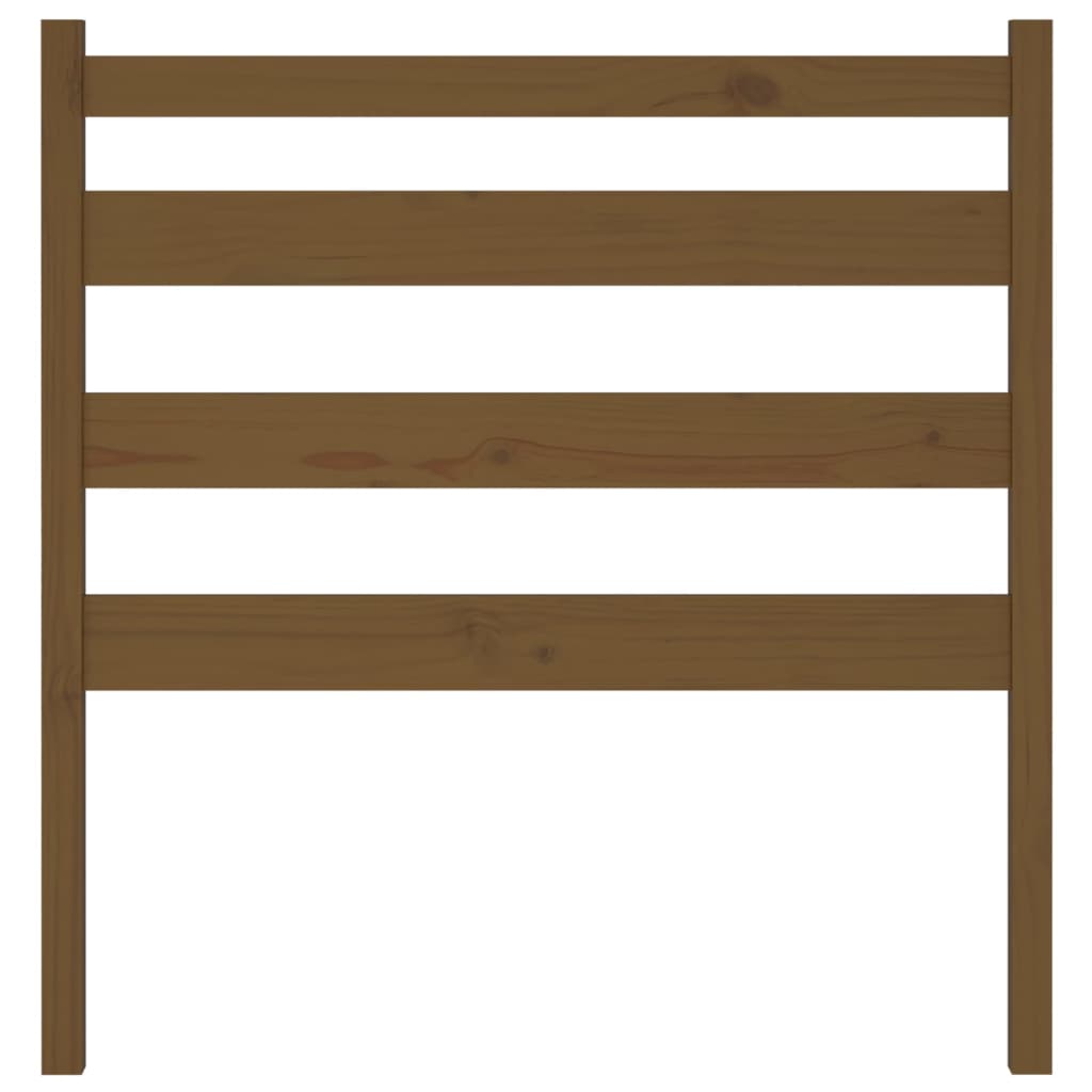 Sengegavl honningbrun 106x4x100 cm heltre furu