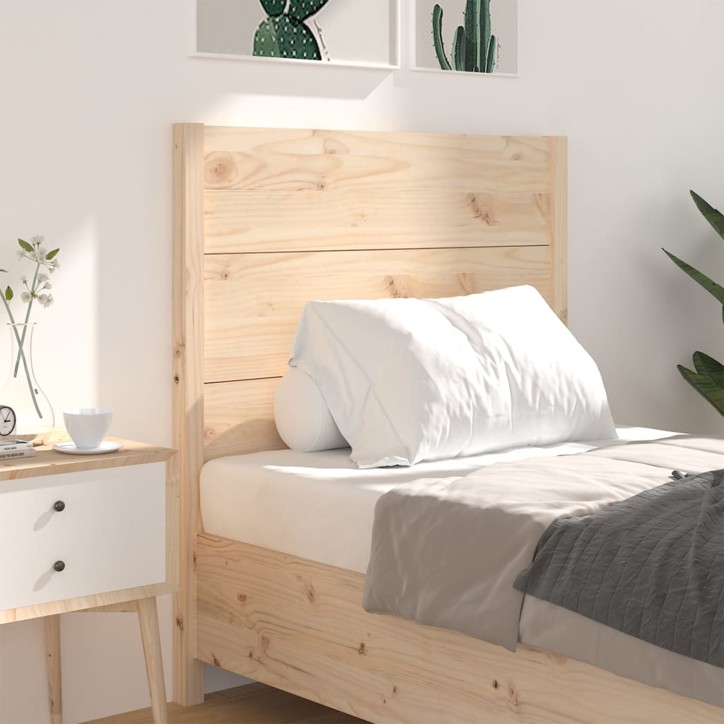 Sengegavl 81x4x100 cm heltre furu