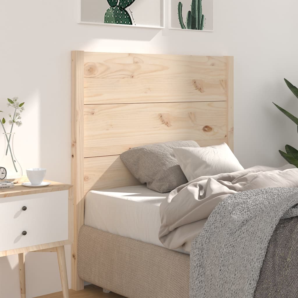 Sengegavl 81x4x100 cm heltre furu