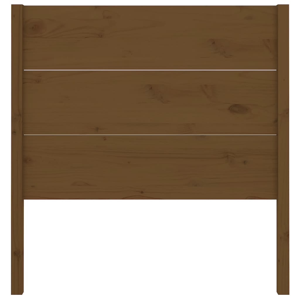 Sengegavl honningbrun 81x4x100 cm heltre furu