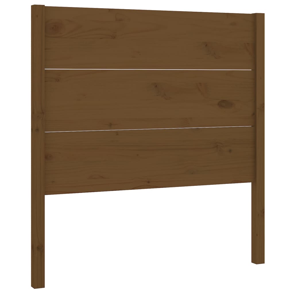 Sengegavl honningbrun 106x4x100 cm heltre furu