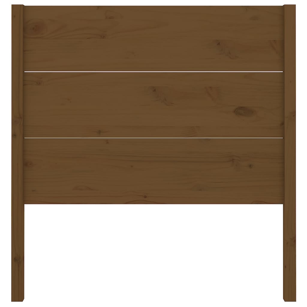 Sengegavl honningbrun 106x4x100 cm heltre furu