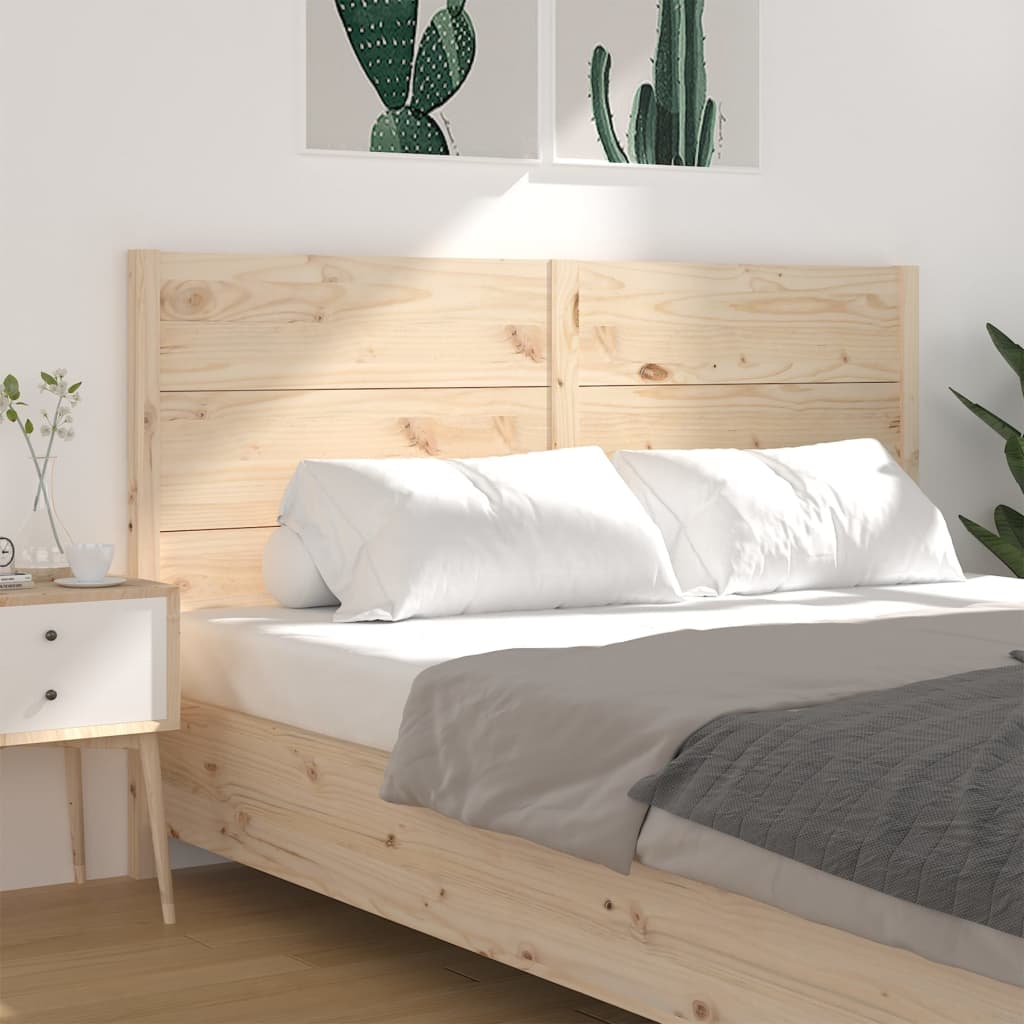 Sengegavl 141x4x100 cm heltre furu
