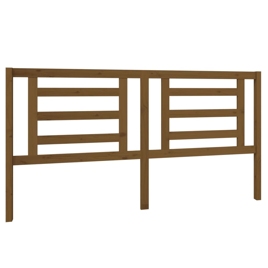 Sengegavl honningbrun 186x4x100 cm heltre furu