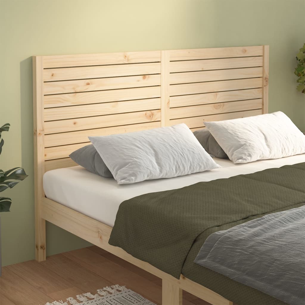 Sengegavl 141x4x100 cm heltre furu