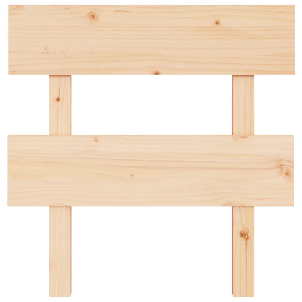 Sengegavl 78,5x3x81 cm heltre furu