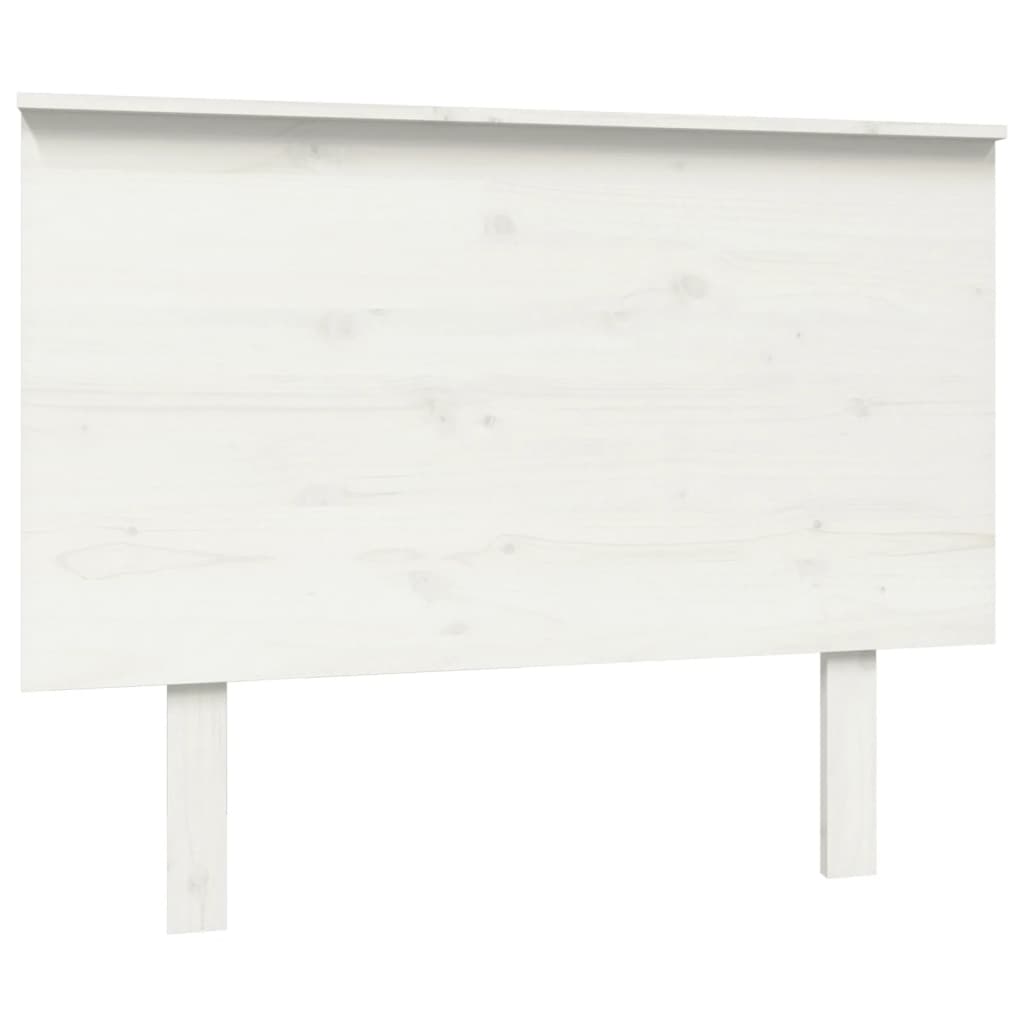 Sengegavl hvit 104x6x82,5 cm heltre furu