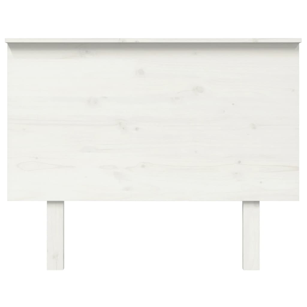 Sengegavl hvit 104x6x82,5 cm heltre furu