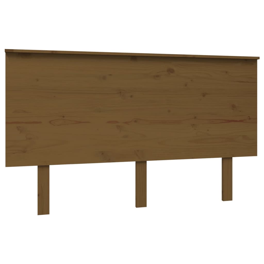 Sengegavl honningbrun 139x6x82,5 cm heltre furu