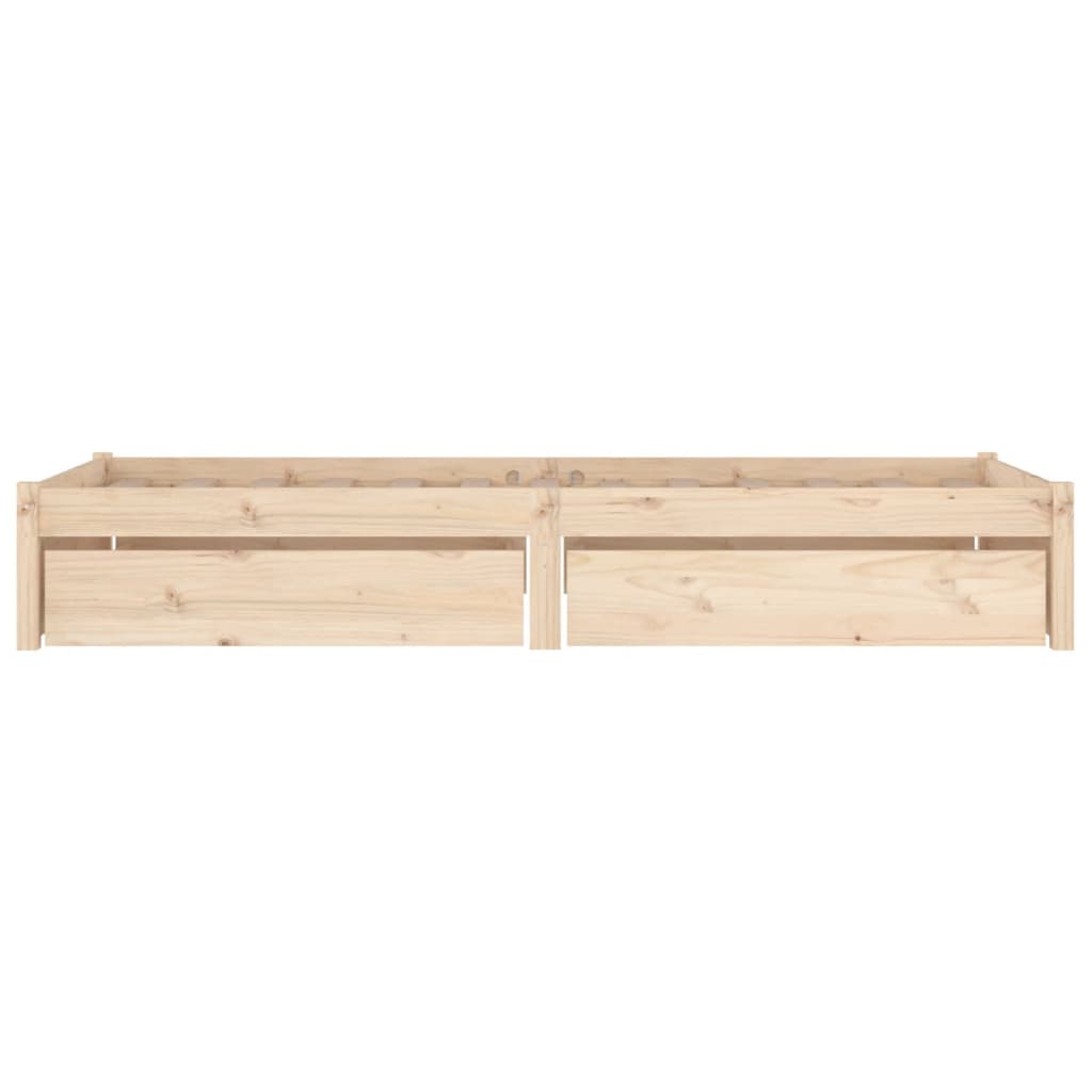 Sengeramme med skuffer 75x190 cm Small Single