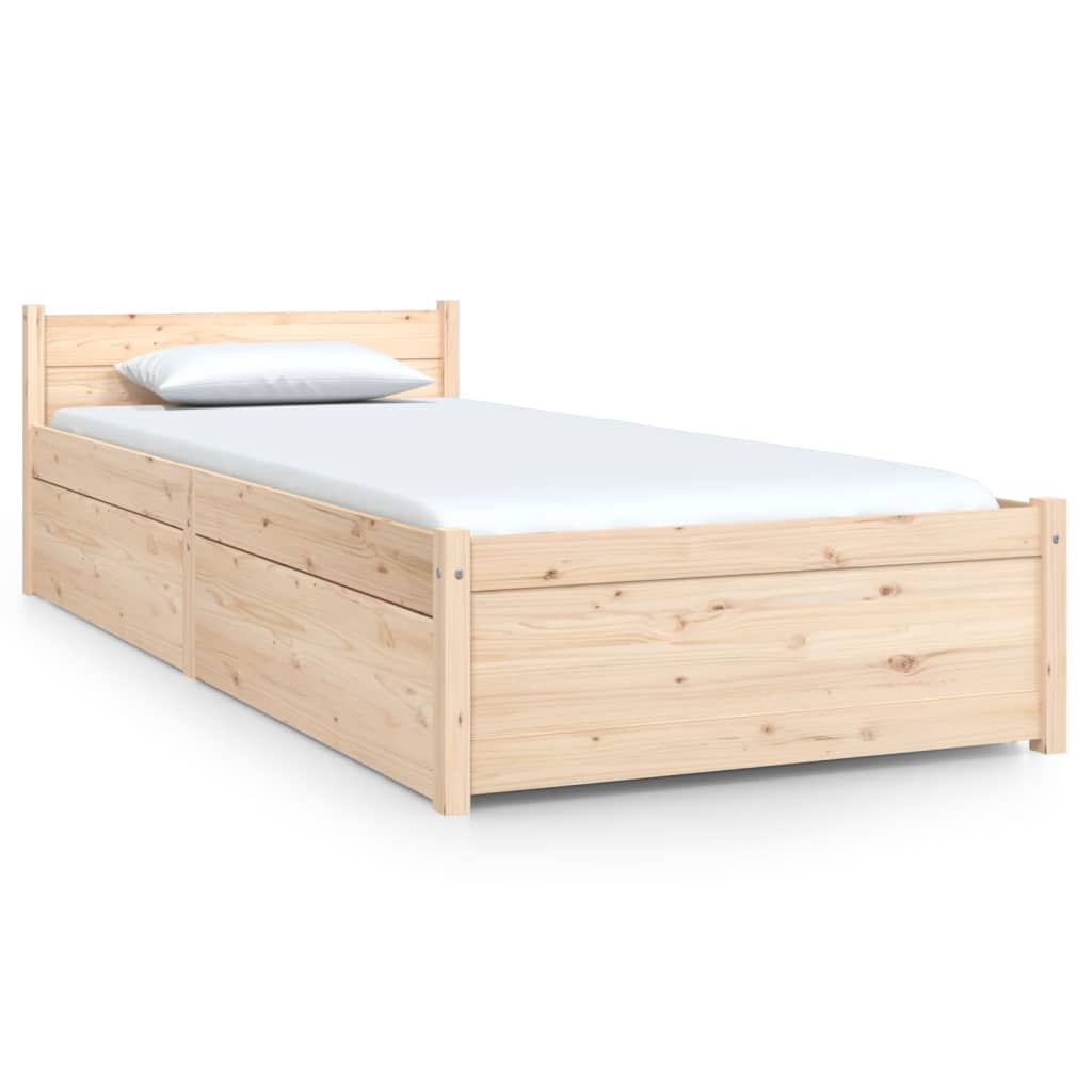 Sengeramme med skuffer 75x190 cm Small Single