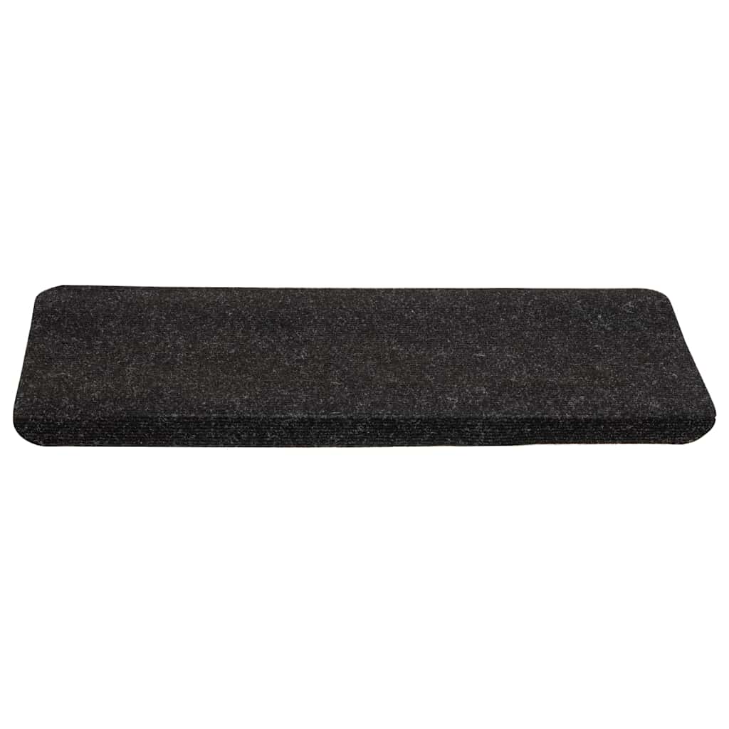 Selvklebende trappematter 15 stk 65x24,5x3,5 cm antrasitt
