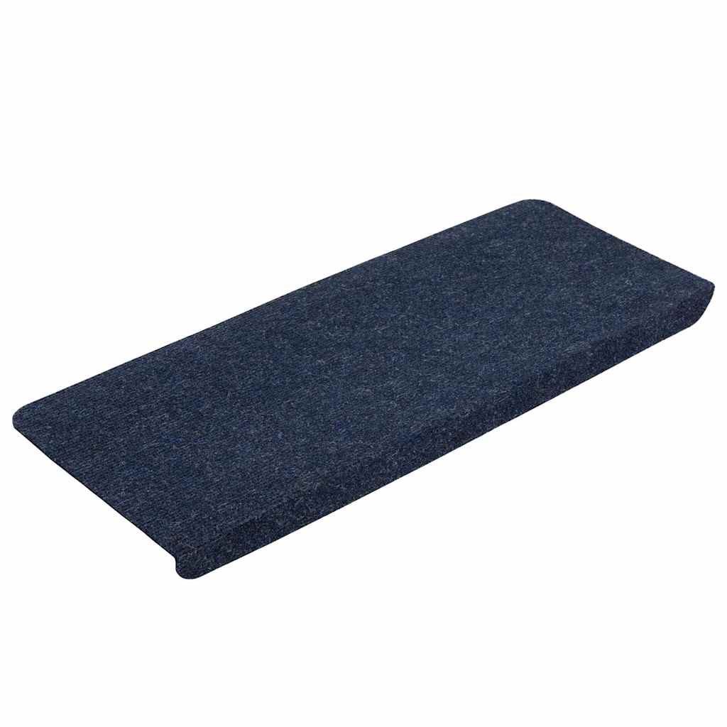 Selvklebende trappematter 15 stk 65x24,5x3,5 cm blå