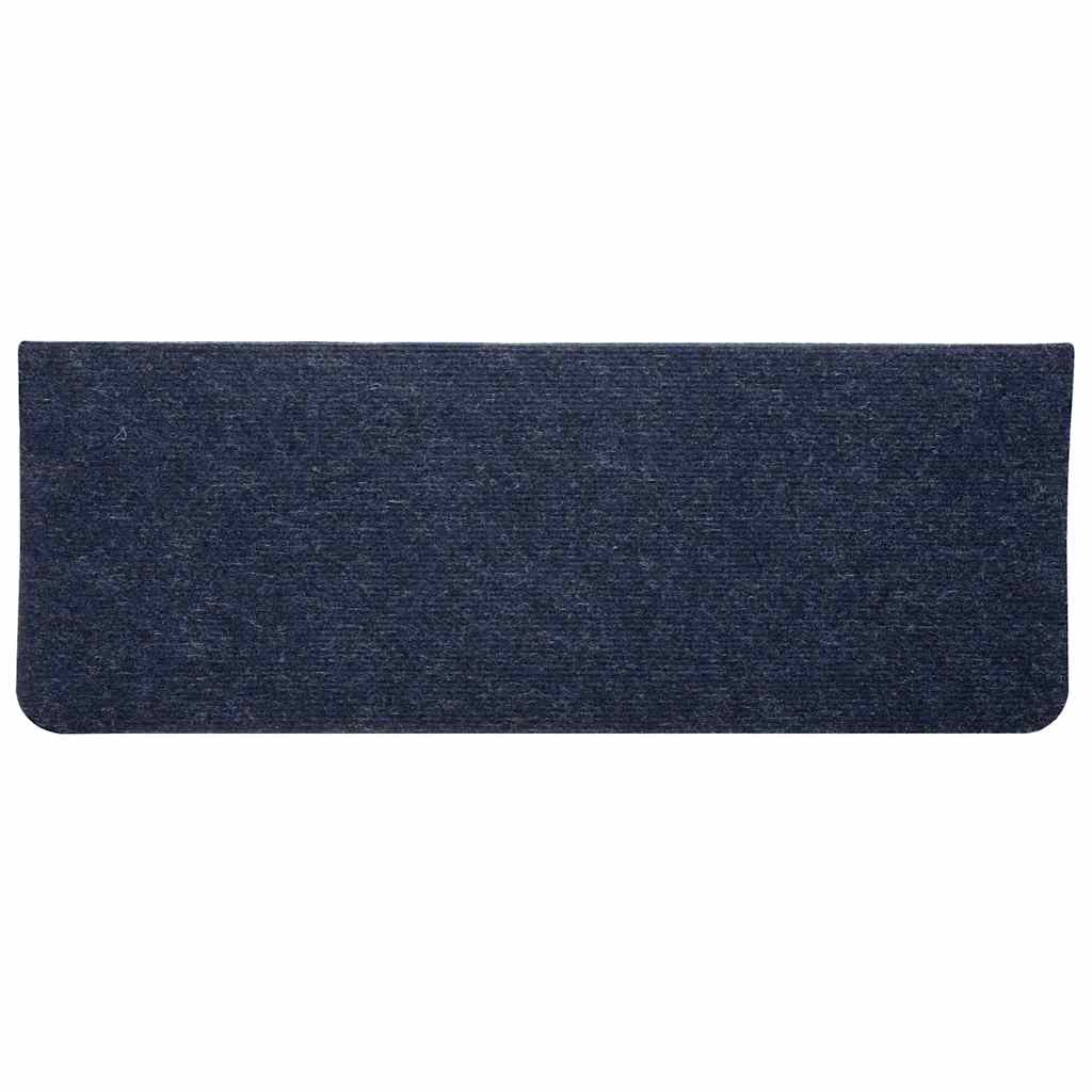 Selvklebende trappematter 15 stk 65x24,5x3,5 cm blå