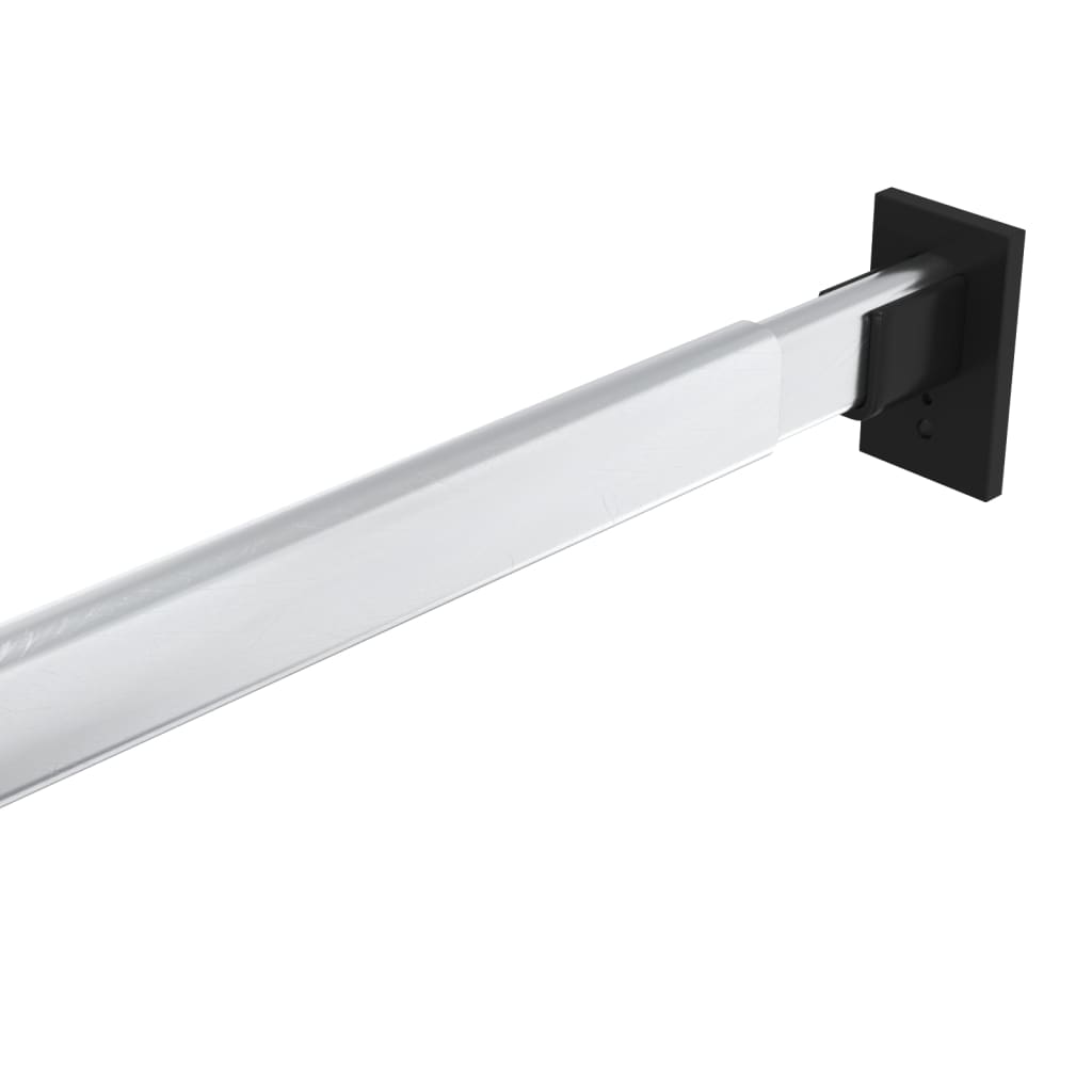 Teleskopiske garderobestenger 4 stk sølv 58-100 cm