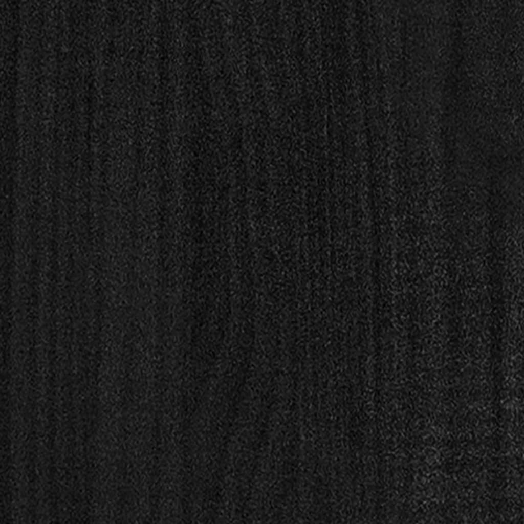 Sengeramme svart heltre 75x190 cm Small Single
