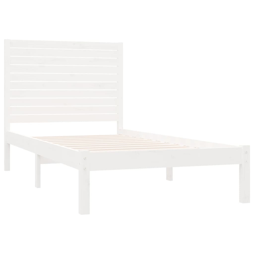 Sengeramme hvit heltre 90x200 cm
