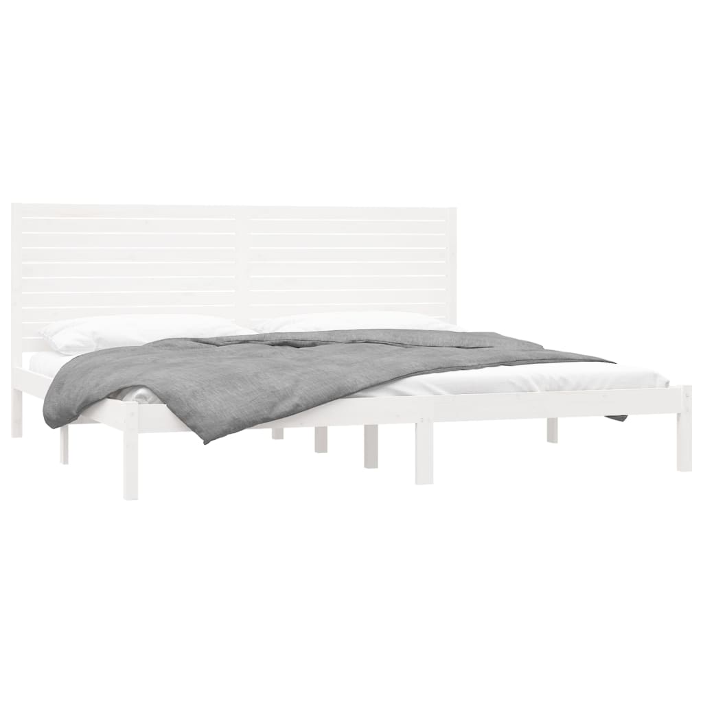 Sengeramme hvit heltre200x200 cm