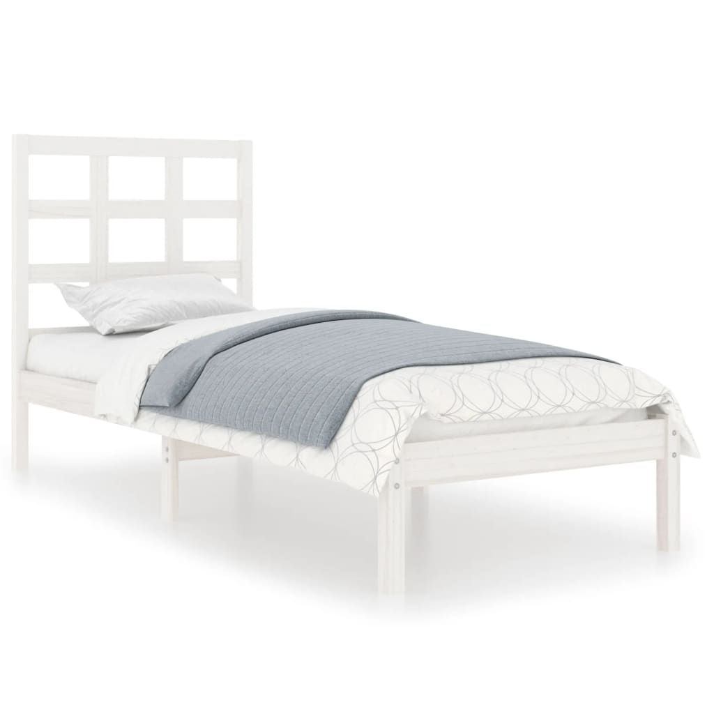 Sengeramme hvit heltre 75x190 cm Small Single