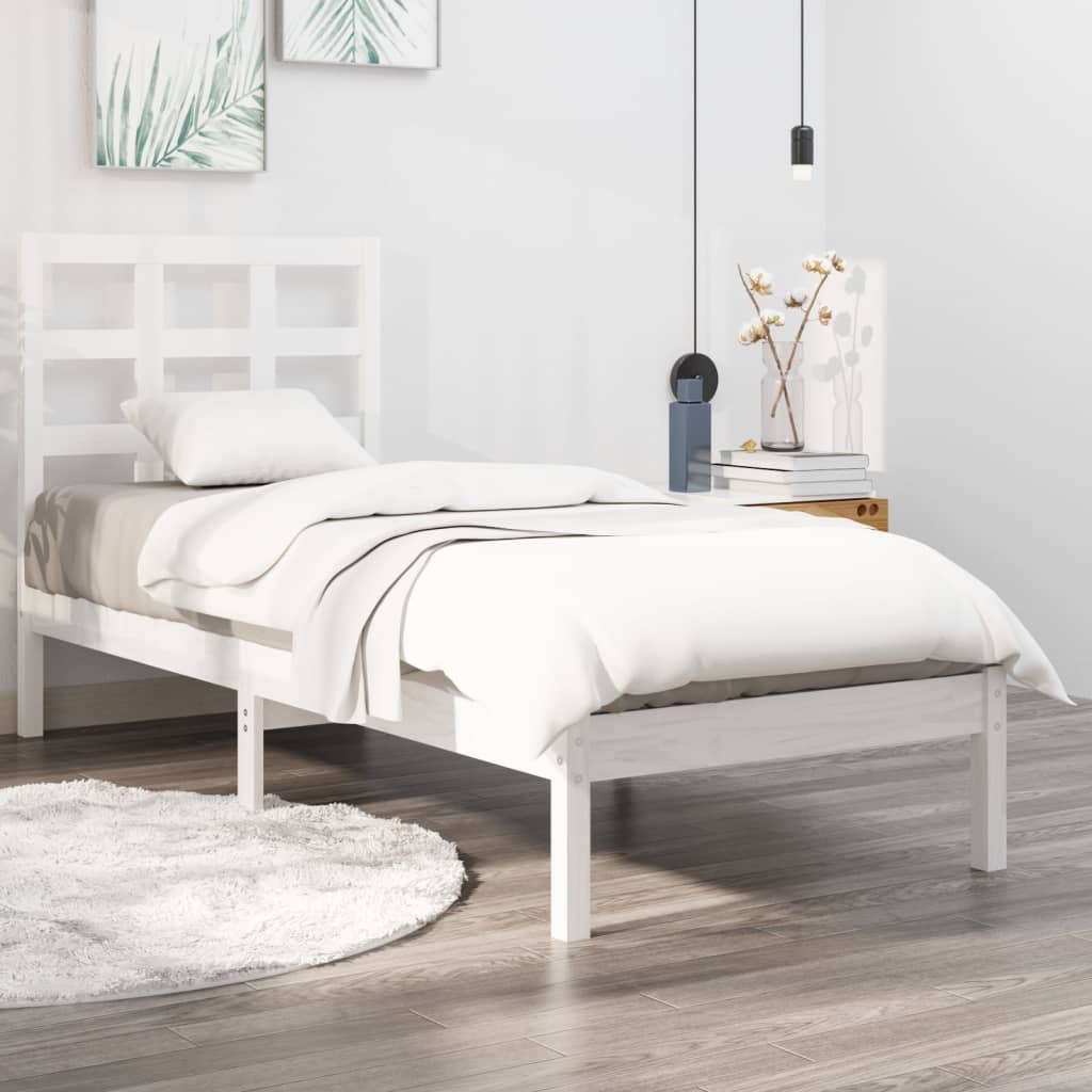 Sengeramme hvit heltre 75x190 cm Small Single