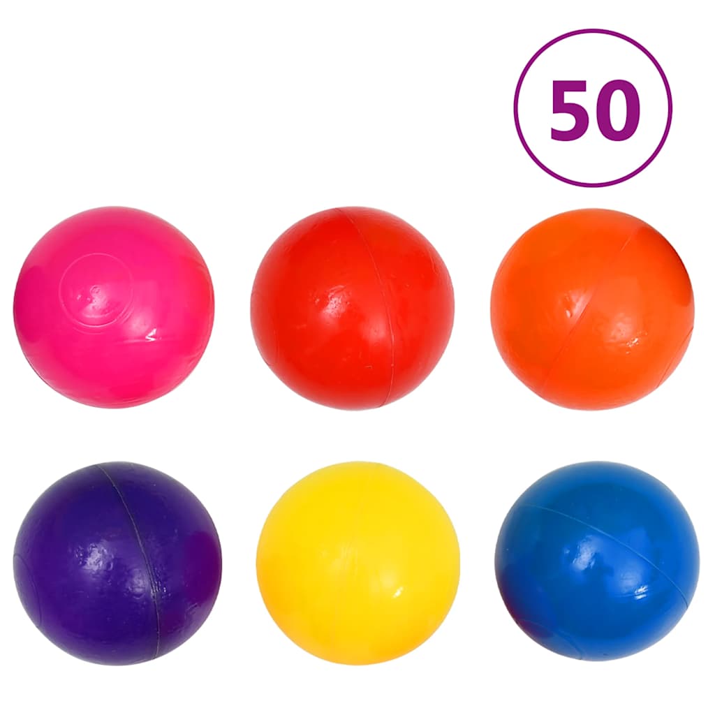 Ballbasseng med 300 baller for barn 75x75x32 cm