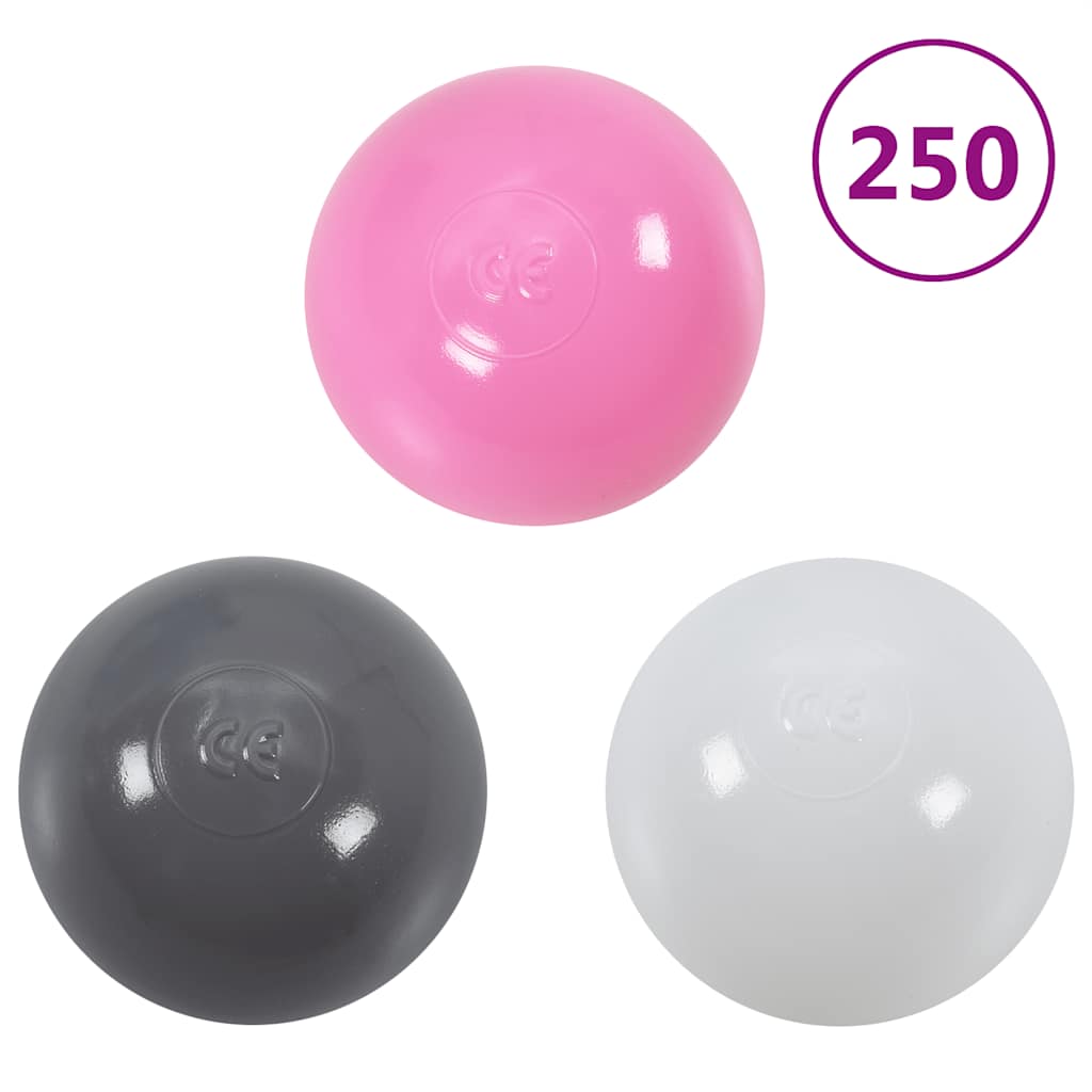 Ballbasseng med 300 baller for barn 75x75x32 cm