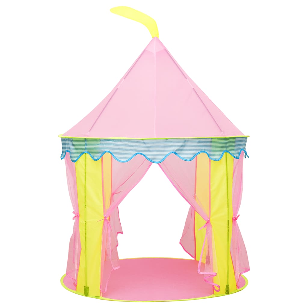Leketelt med 250 baller rosa 100x100x127 cm
