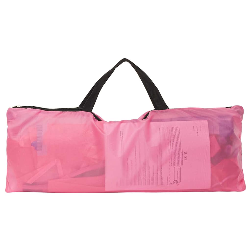 Leketelt med 250 baller rosa 69x94x104 cm