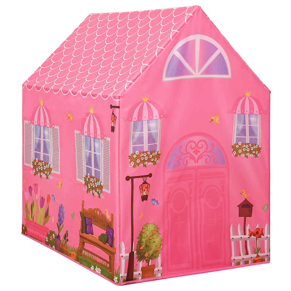 Leketelt med 250 baller rosa 69x94x104 cm