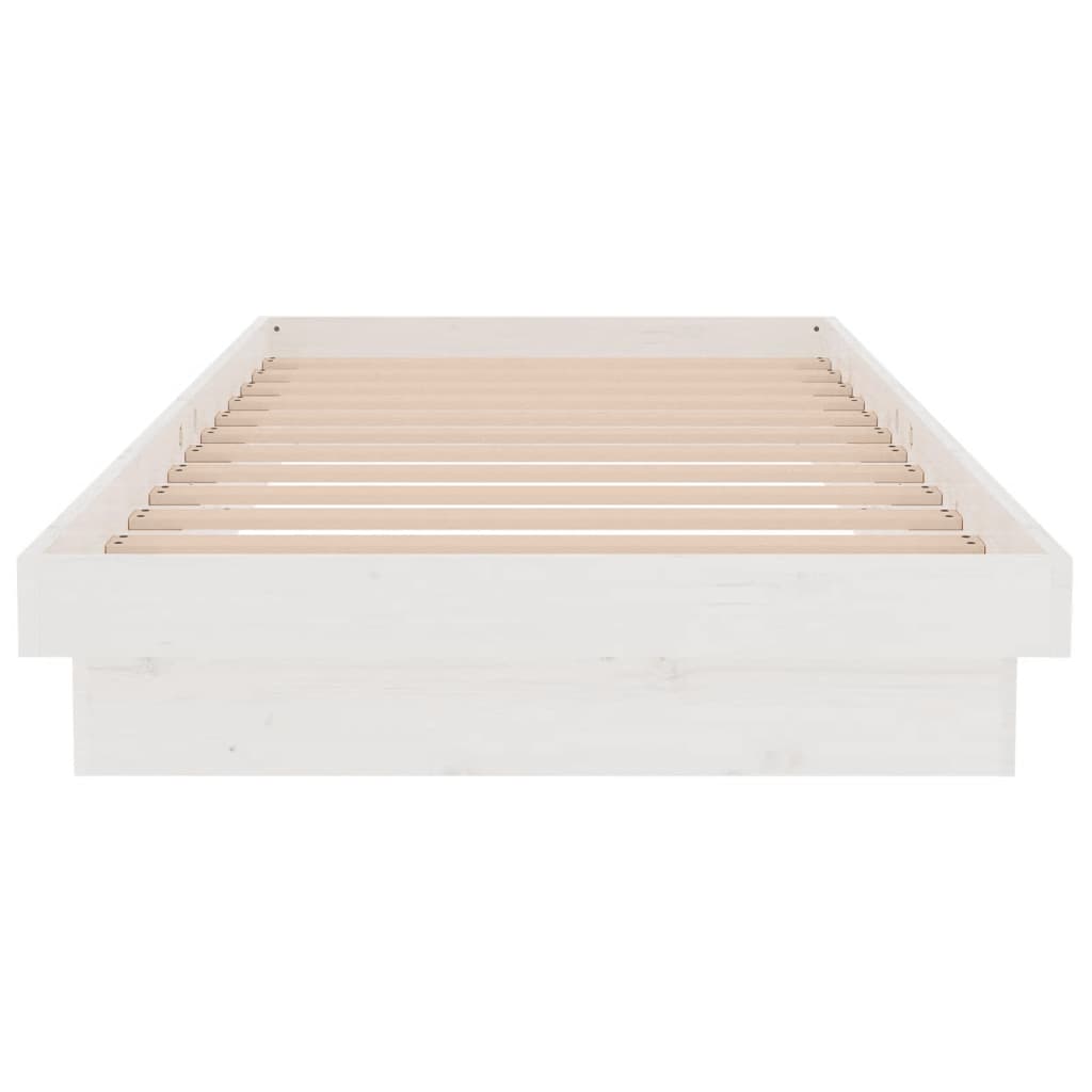 Sengeramme hvit heltre 90x200 cm