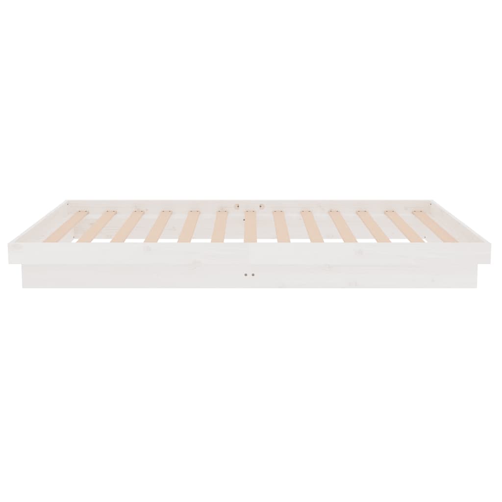 Sengeramme hvit heltre 90x200 cm