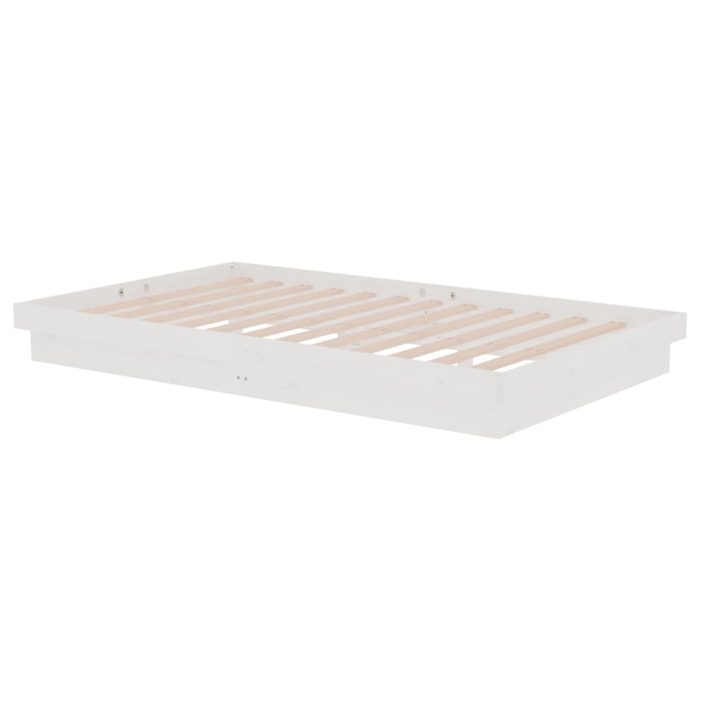 Sengeramme hvit heltre 120x200 cm