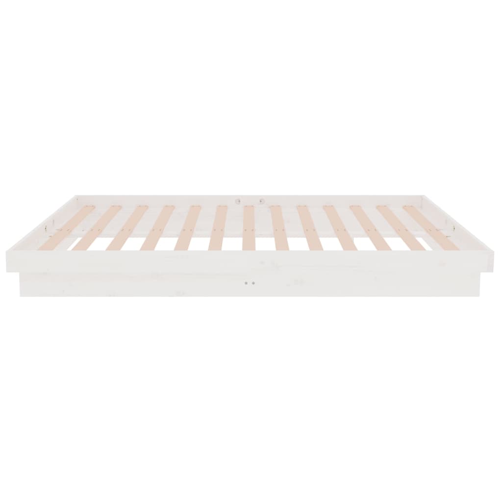 Sengeramme hvit heltre 120x200 cm