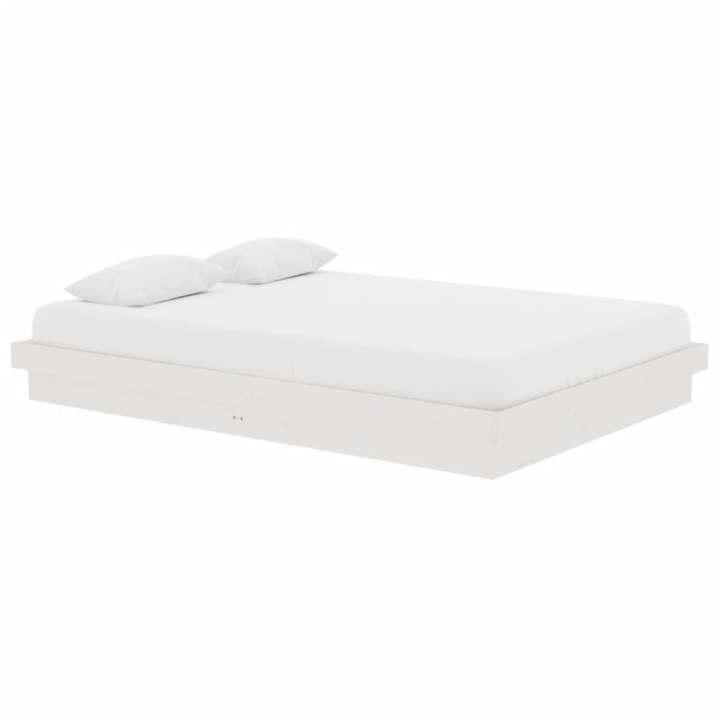 Sengeramme hvit heltre 140x200 cm